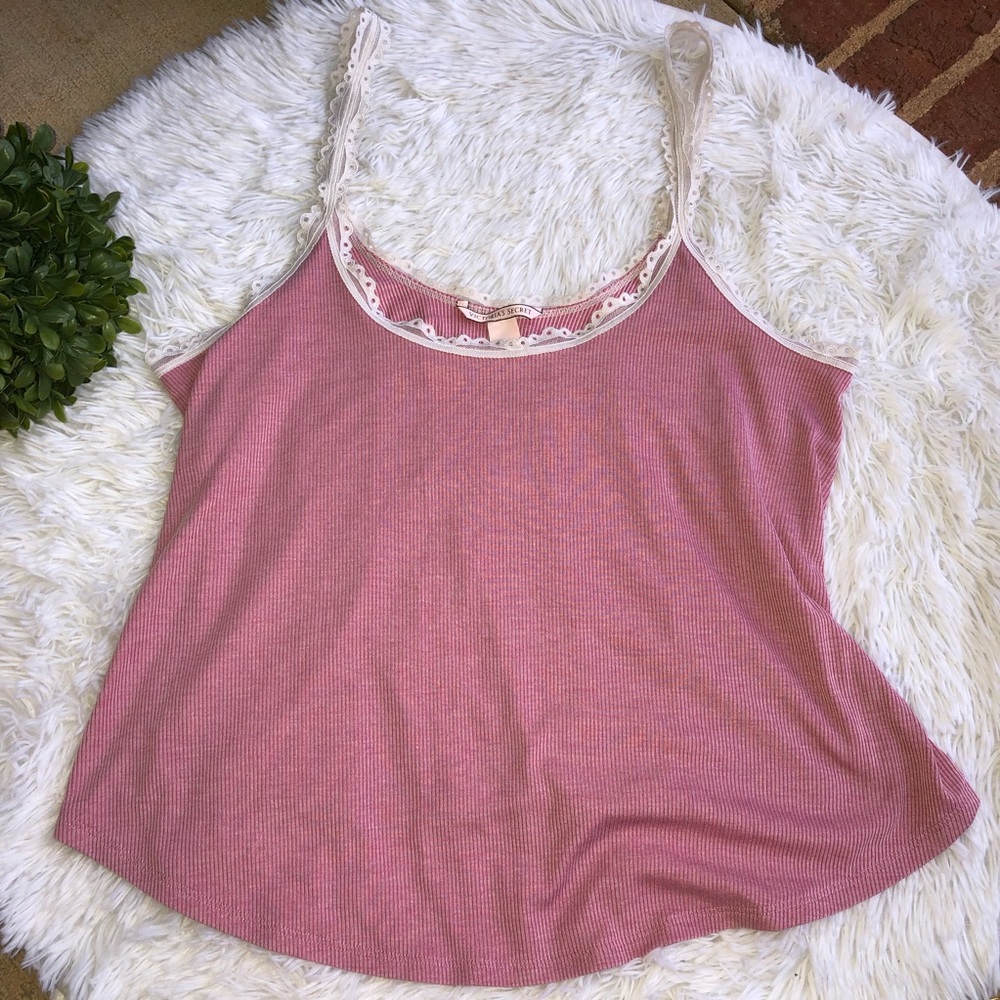 Victoria’s Secret Pink Striped Pajama Top